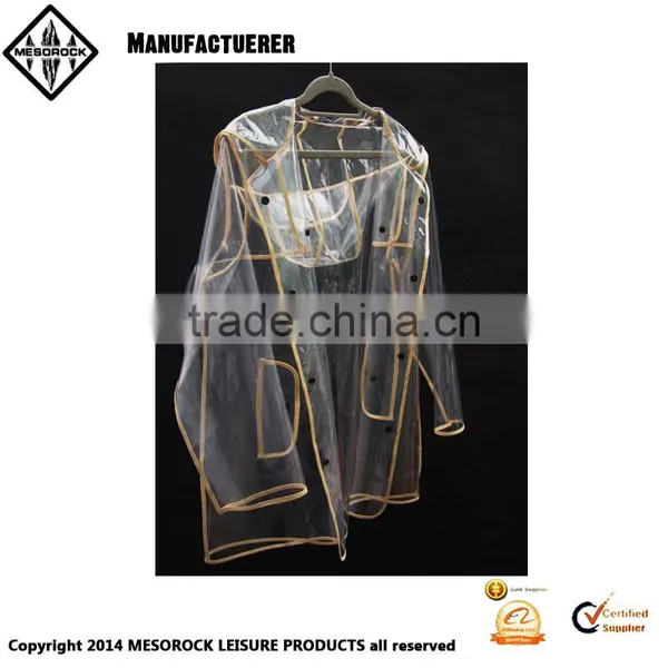100% EVA Fashion Women Rain Coat Rain Jacket Rain Poncho photo-2