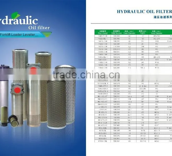 High Quality Fuel Filter for LIUGONG DRESSTA Construction Machinery Hydraulic Filters HG-A400*10F photo-4