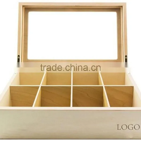 China Factory Custom Storage Bamboo Wooden Tea Box