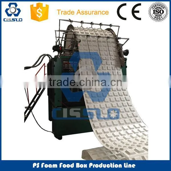 AUTO PSP FOOD CONTAINER PRODUCTION LINE DISPOSABLE BURGER BOX EXTRUDING LINE photo-4