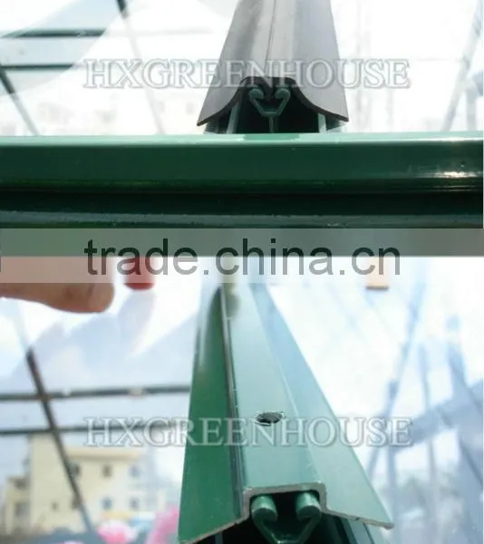 New Style Deluxe Agricultural Backyard Homely Glass Greenhouse With Aluminium Frame HX97226WG photo-4