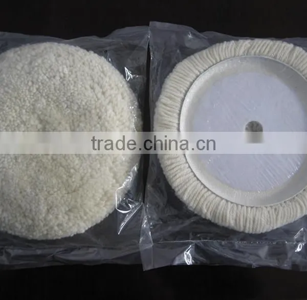 7" Single Sides Wool Buffing Pad Made by RT112 Wool photo-4