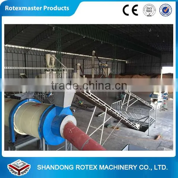 [ROTEX MASTER] High Humidity Rotary Drum Dryer Sawdust Wood Chips Rotary Dryer Price photo-5