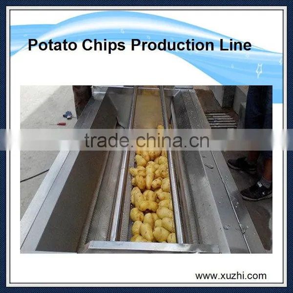 Fully Automatic Fresh Potato Chips Processing Line,small Scale Vegetable Snacks photo-2