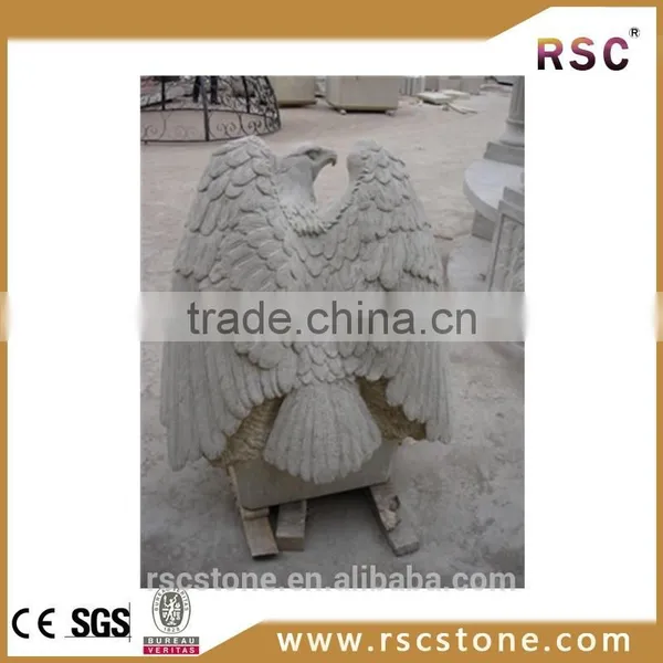 White Marble Vulture Relief Sculpture for Sale