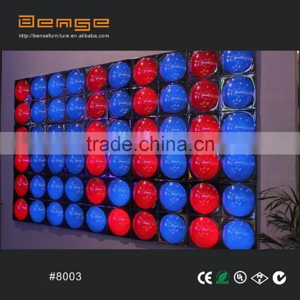 2015 Best Hot Sales LED Disco Bubble Panel Wall Light With Mirror 80*80CM photo-2