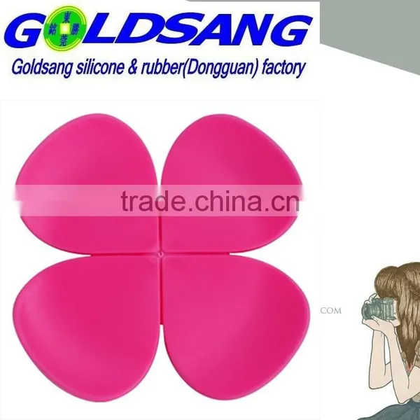 Hot Selling Custominzed Fllower Shape Heat Resistant Silicone Cup Mat photo-6