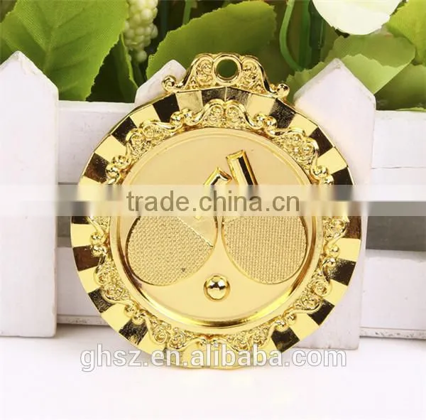 Best Selling Golden Zinc Alloy Table Tennis Medal photo-3