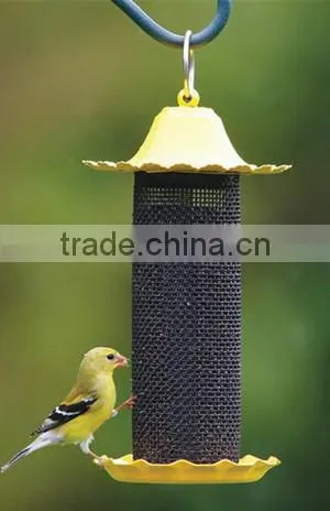 New Style Garden Metal Tube Seeds Hanging Bird Feeder photo-3