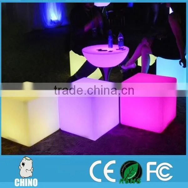 Hot Sale Illuminated Light Cube/Waterproof LED Glowing Chair photo-2
