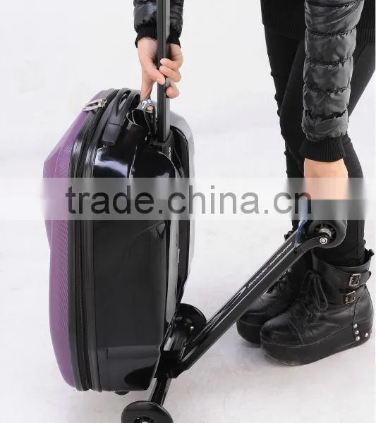 2015 Hot Sale Trolley Luggage / Multi-funcation Scooter Suitcase photo-5