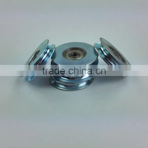 1.3 Inch Rope Pulley U Groove Wheel Diameter 35mm Thickness 8mm Bearing 635ZZ Item: 358R-635ZZ photo-2
