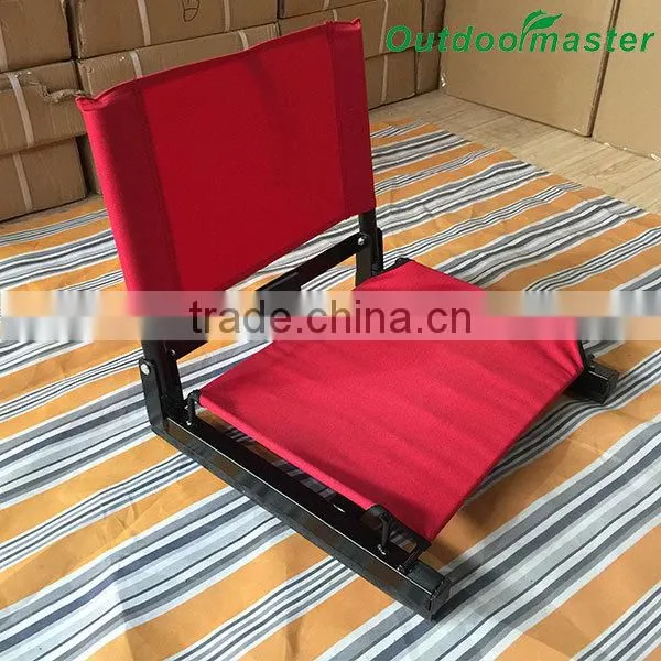 Portable Cheap Take Easy Folding Red Football Stadium Seat photo-2