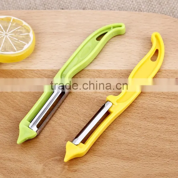 Factory Price PP Handle Stainless Steel Blade Brush Shape Potato Peeler photo-4