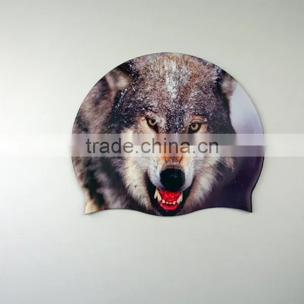 Wholesale OEM New Design Colorful Silicone Swimming Cap photo-2