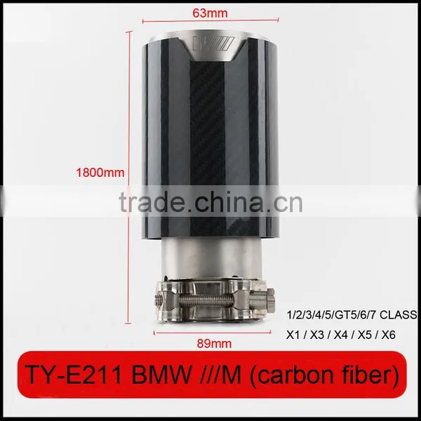 Auto Tuning Stainless Exhaust Tips Laser M Polish for Bmw photo-6