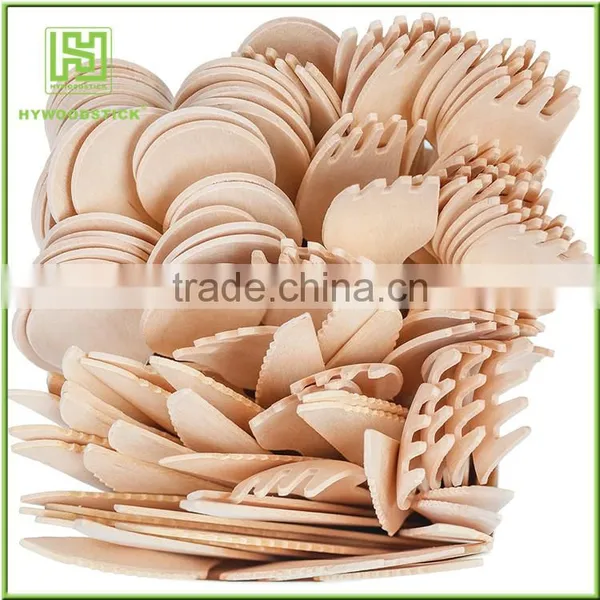 Wooden Tableware Knife Fork Spoon Baby Cutlery photo-3