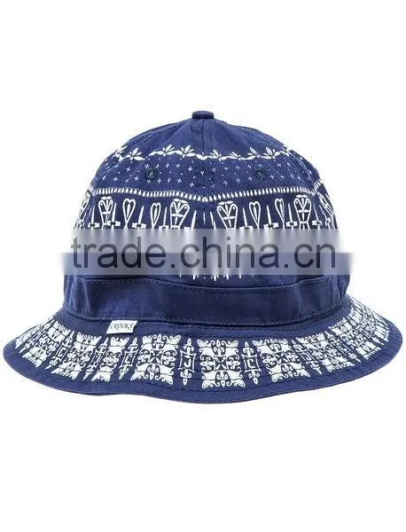 Undefeated Striped Mens New Bucket Navy Hat photo-3