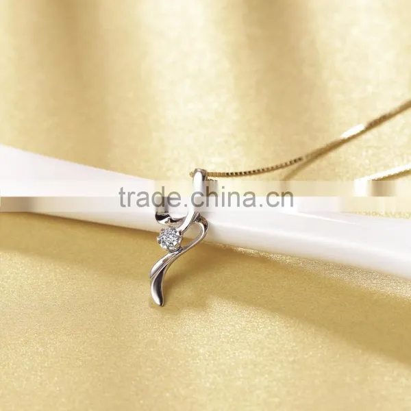 Quality Guarantee 9K Gold Jewelry Locket Diamond Necklace photo-3