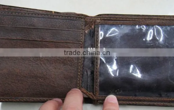 Fashion New Real Leather Patches Work Man Latest Notecase photo-4