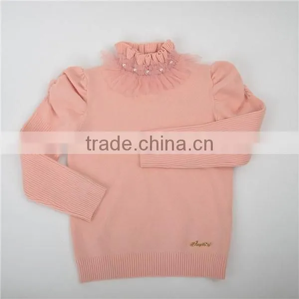 100% Cotton Models Sweater for Girls Children Clothing photo-3