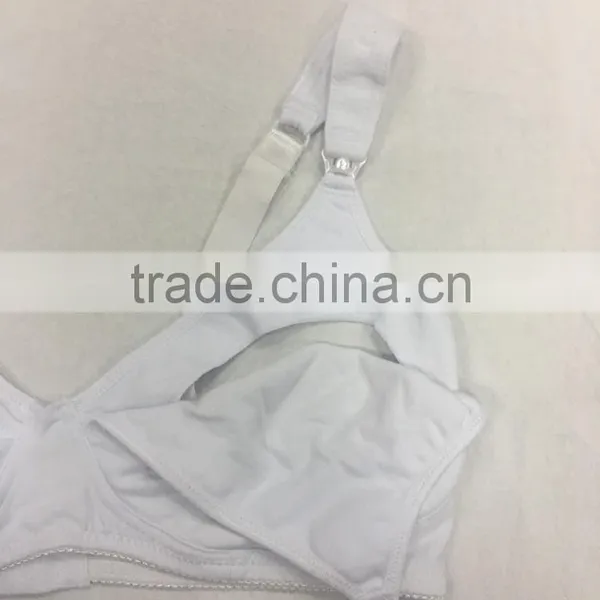 Women's Lace Full Figure Wire Free Nursing Breastfeeding Maternity Bra photo-4
