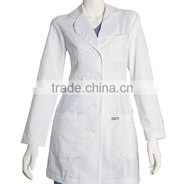 Doctor Hospital Women White Lab Coat Acid Medical Uniform photo-3