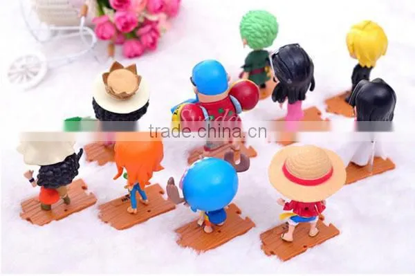 Hot Japanese Animation One Piece Action Figure PVC Doll Toys One Piece Q Version Figure photo-2