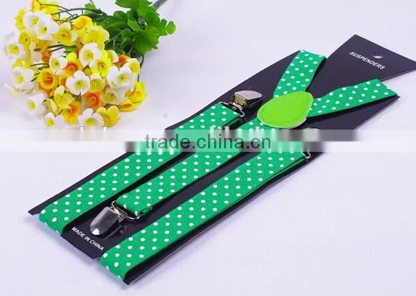 Polka Dot Braces Suspenders Elasticated Adjustable Polkadot Boys Girls 2.5cm/1" photo-5