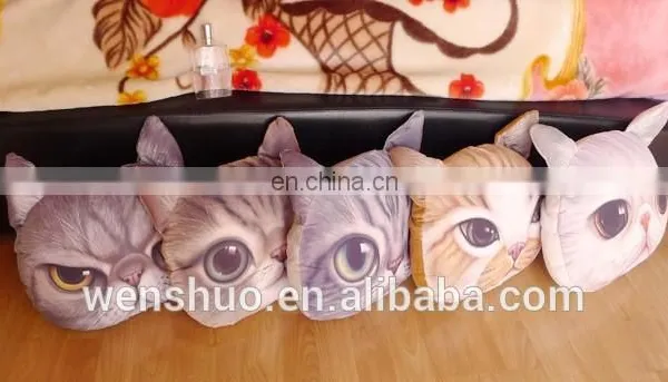 Home Decoration Lovely Cat Cute Decorative Pillow photo-2