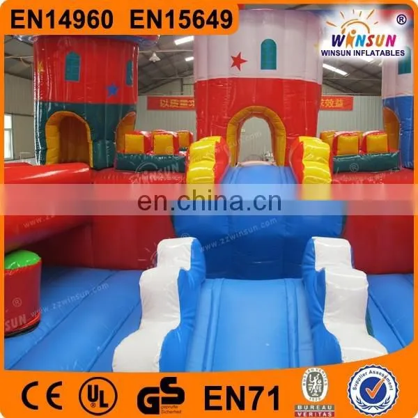 2015 Hot Selling 0.55mm PVC Giant Cartoon Inflatable Children Games for Sale photo-6