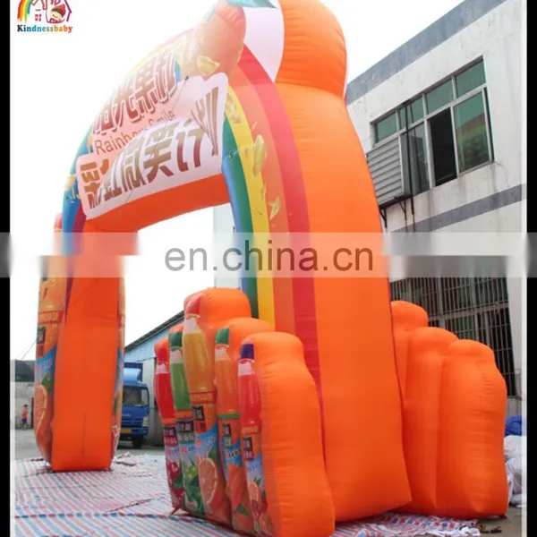 Inflatable Juice Bottle Arch,inflatable Arch With Rainbow&juice Bottle for Advertising photo-6