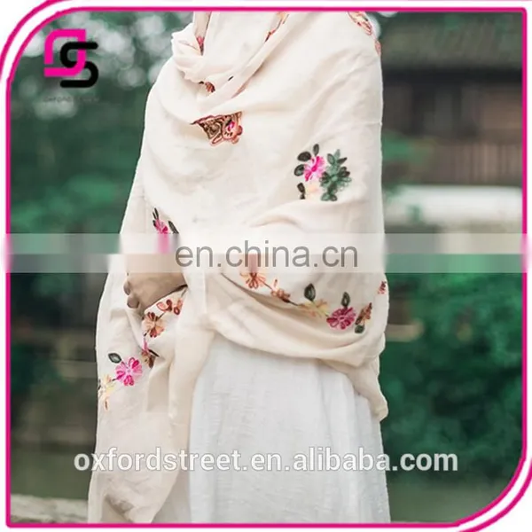 2017 Nepalese Folk Style New Cotton Embroidery Embroidery Scarf Shawl Super Sunscreen photo-6