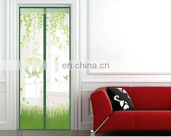Hands-Free Mesh Screen Door Magnetic Anti Mosquito Bug Doors Curtain For Family photo-3
