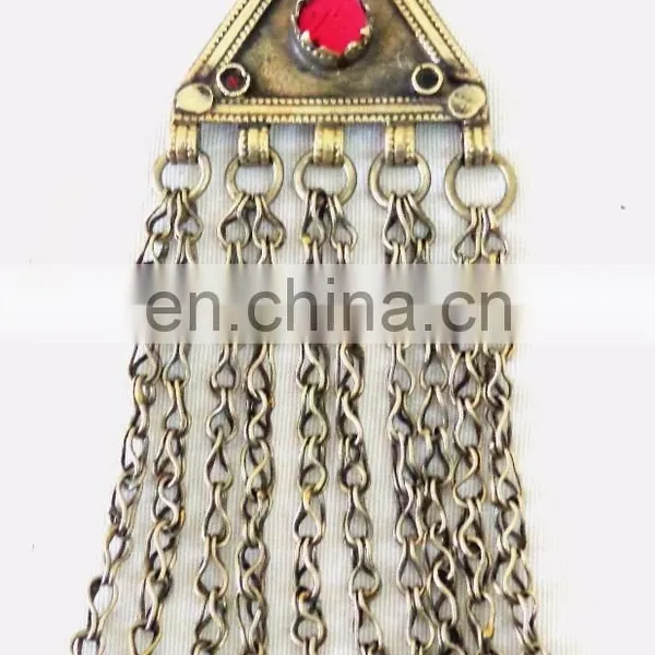 Afghani Bohemian Handmade Necklace- Afgani Vintage Pendant Set