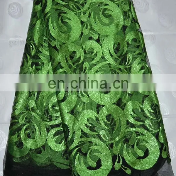 Latest Fashion Embroidery Organza Lace With Sequins(FL720) photo-5