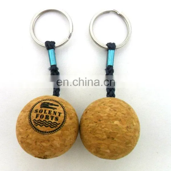 Cork Ball Shape Floating Keychain photo-5