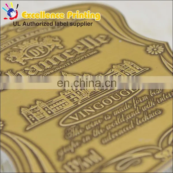 Top Quality Various Shape Colors Customized Metal Aluminum Label photo-5