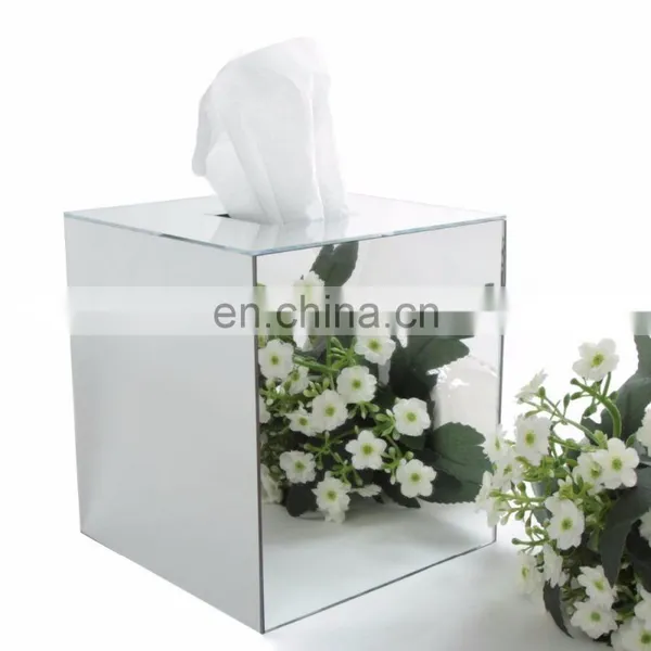 Wholesales Cheap Sliver Tissue Paper Box Plastic Packaging photo-2