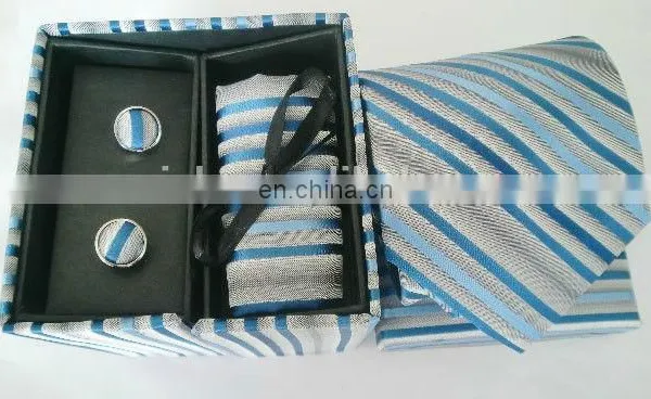 Classical Pasley Design Silk Ties Handkerchief Cufflinks Mens Gifts Sets photo-3