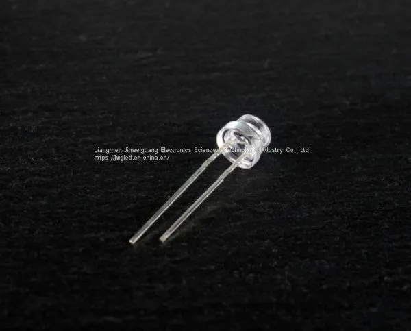 4.8mm Water Clear Orange Light Straw Hat LED for Billboards photo-2
