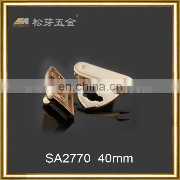 2016 Fashion Classic Metal Turn Lock For Bag Accessories, Custom Twist Clip Lock photo-3
