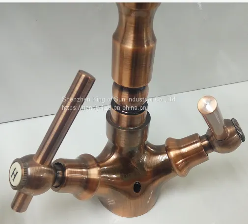 Brass Kitchen Mixer Faucets in Polish Chrome photo-3