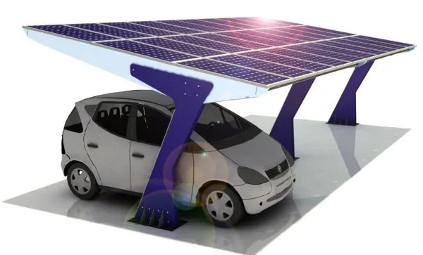 Pv Panel Carport Solar Canopy Powder Spray Paint photo-3