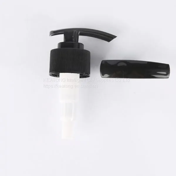 24/410 28/410 Wholesale Black Color Plastic Hand Press Type Liquid Lotion Pump photo-3