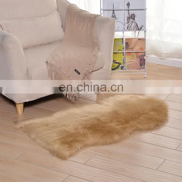 Fake Fur Rugs Plush Faux Fur Sheepskin Rug Carpet photo-4