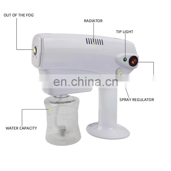 Newest Handheld Nano Spray Mist Gun Sterilizer Portable Nano Disinfection Spray Machine Atomizer Sprayer photo-6