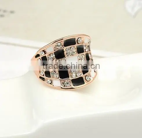 Newest Design Finger Ring Gold Plated Copper Ring Jewelry for Topaz Anillo Para Mujer Esposa Casadas En la Iglesia photo-3