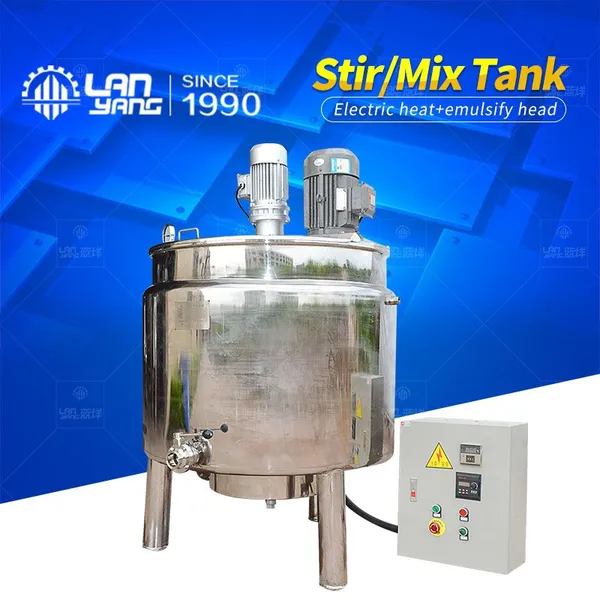 Emulsification stirring kettle, electric heating stirring kettle, high-speed stirring machine, Homogenizer