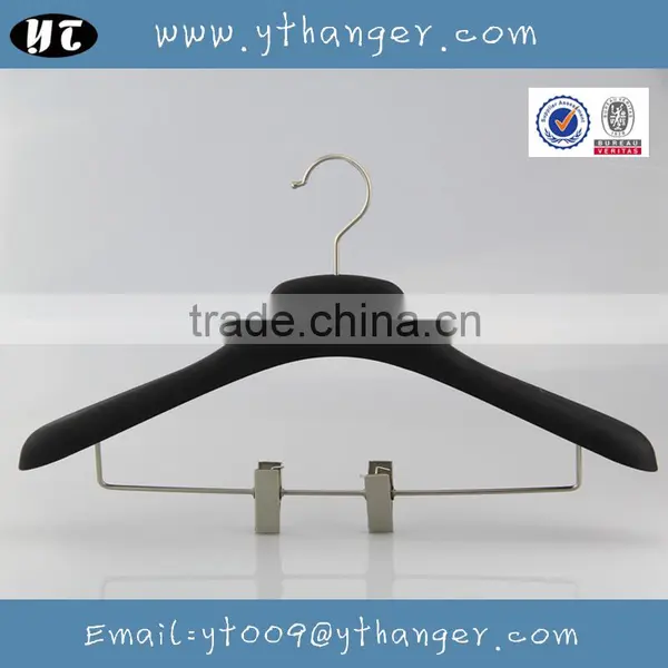 HA7014 Hot Sale New Style Clothes Plastic Suit Hanger With Clips photo-4